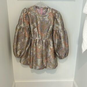 Mille Bubble Hem Mini Dress XS